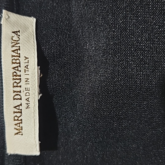 Maria Di Ripabianca Black Silk Cardigan Made in Italy 🇮🇹 - Picture 4 of 6
